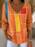 Beatrice – Pullover mit V-Ausschnitt