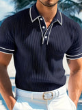 Emilio™ - Herren maßgeschneiderte gerippte Polo