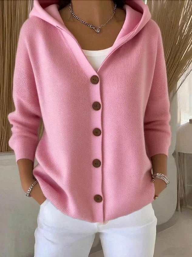 Teri™ - Damen Baumwoll-Cardigan mit langen Ärmeln