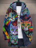 PATRICIA | LUXUS CARDIGAN MIT ANSPRUCHSVOLLEM KUNSTINSPIRIERTEN DESIGN