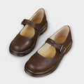 Damen Vintage Mary Jane Schuhe – Klassische Schuhe mit Riemen und Komfortsohle