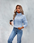 Bella - Warmer Strickrollkragenpullover