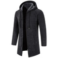 Elias - Mittellange Herrenjacke Mit Kapuze Und Wattiertem Fleece