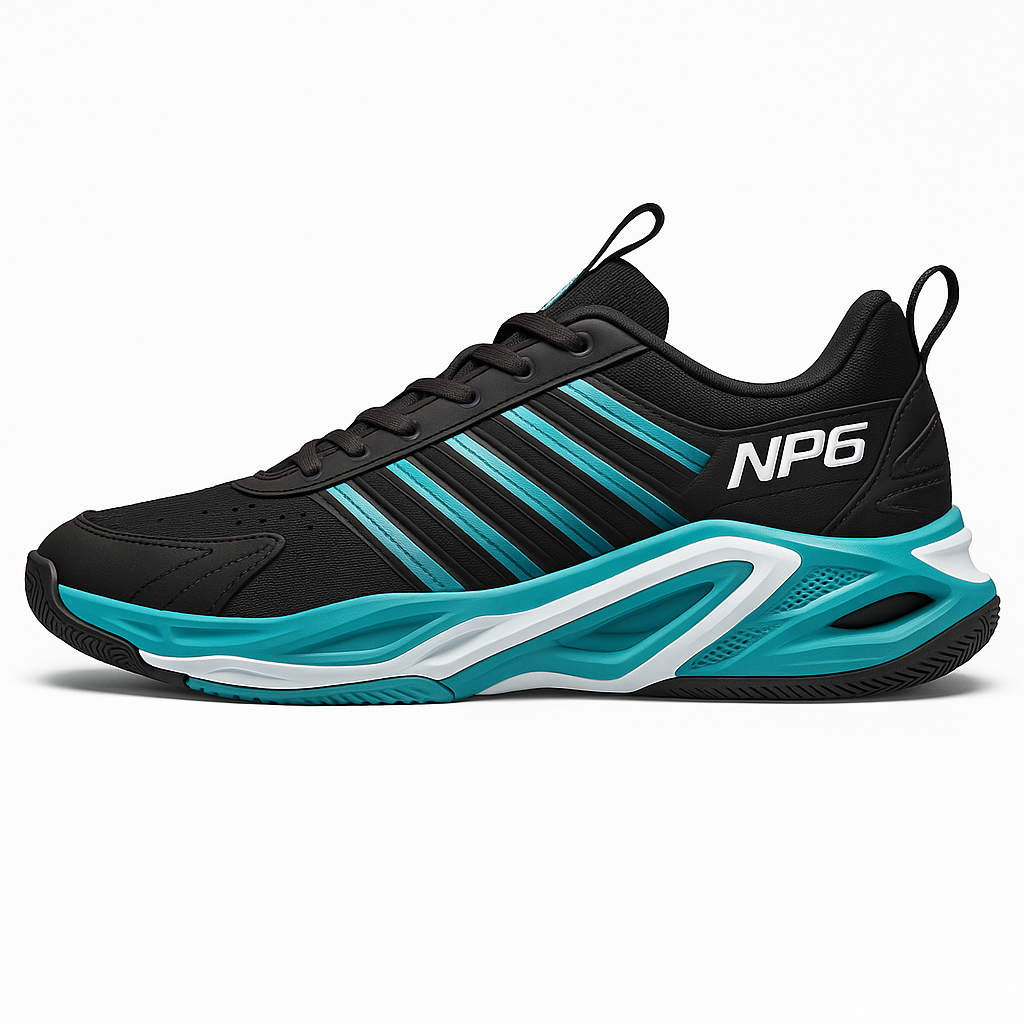 NP6 White-Black-Aqua-Grey