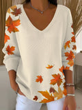 Beatrice – Pullover mit V-Ausschnitt