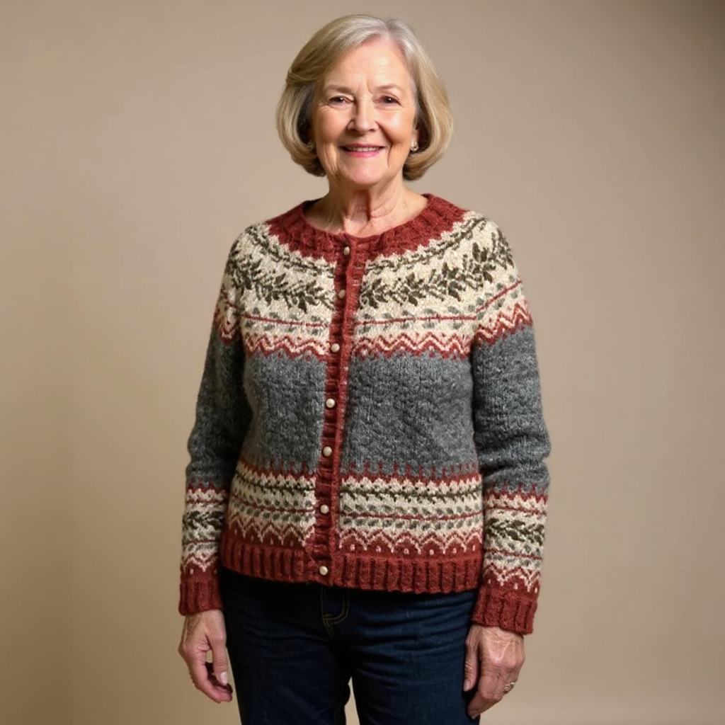 Atasha | Vintage Isländischer Cardigan