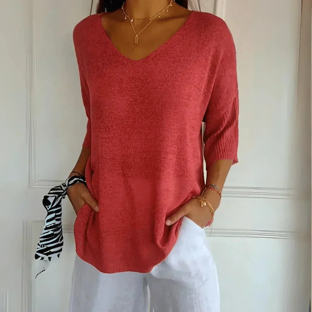 Azure™ - Entspannt Elegantes Top